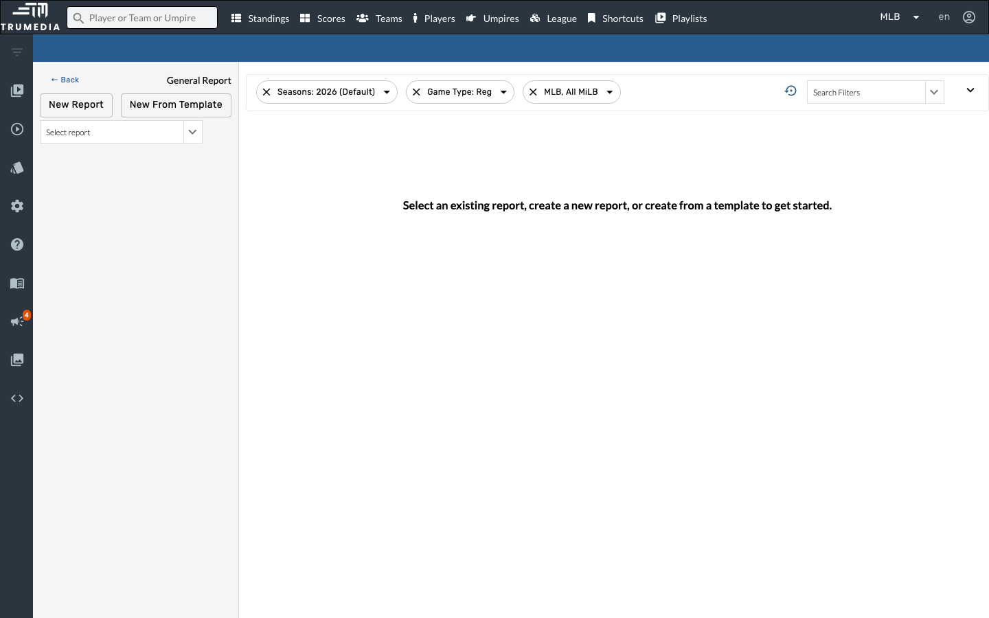 Select General Report