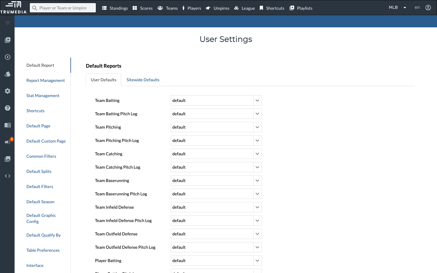 Open the Settings page